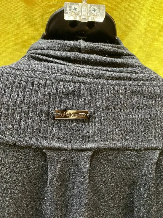 LULULEMON: Open-Front Women's Greyish Charcoal Tunic - Picture 6 of 8